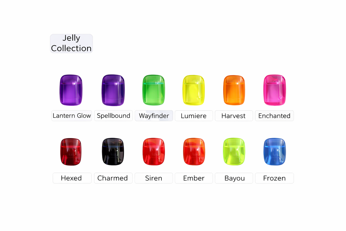 VINA Jelly Gel Colour colour chart