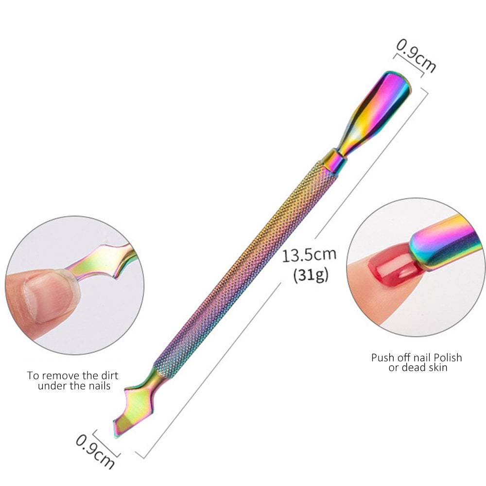 Rainbow Cuticle Pusher #3