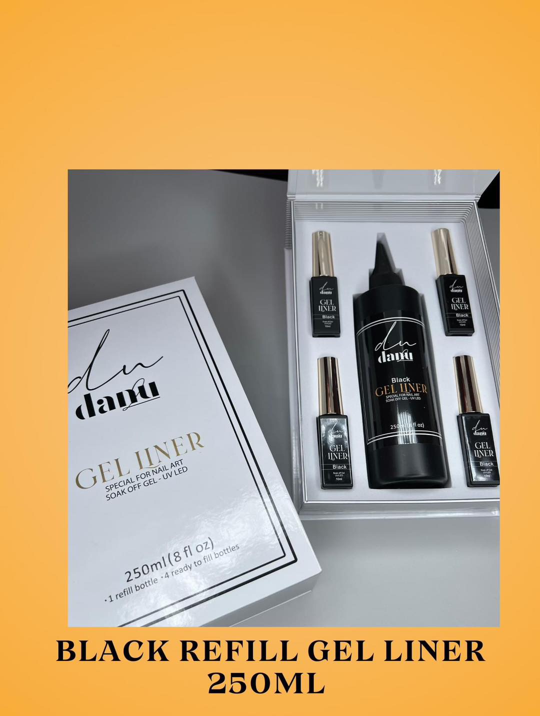 BLACK REFILL GEL LINER – 250ML