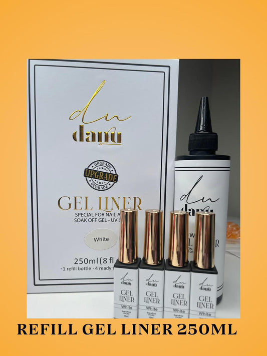 WHITE REFILL GEL LINER – 250ML
