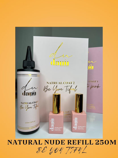 NATURAL NUDE REFILL GEL – 250ML (Be You Tiful)