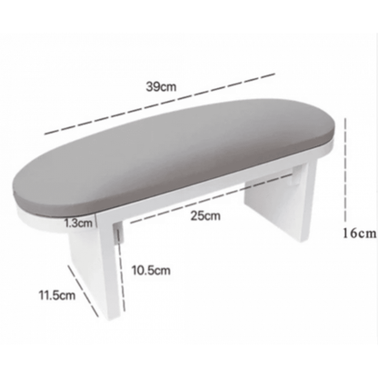 Elevated Nail Arm Rest - Grey