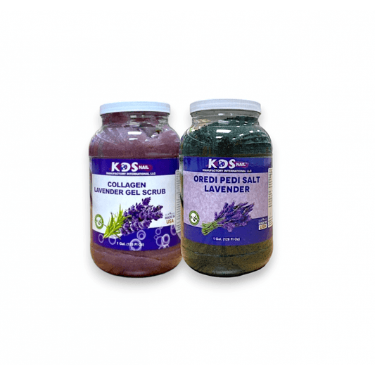 Pedicure Salt + Scrub Lavender Gallon Duo