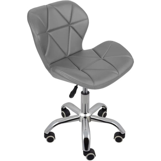Nail Technician Chair - Adjustable Swivel Chair - Grey