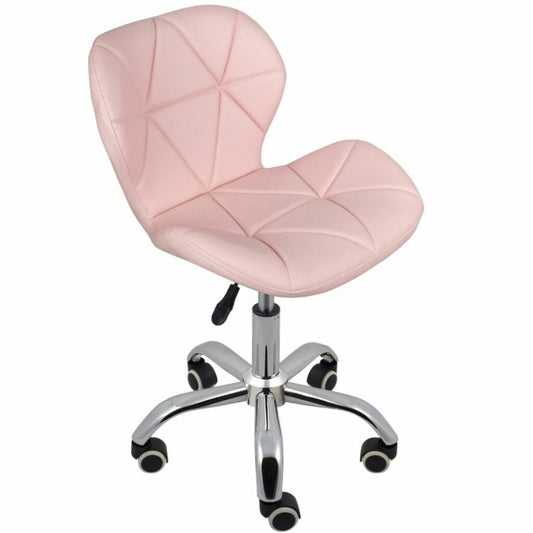 Nail Technician Chair - Adjustable Swivel Chair - Pink