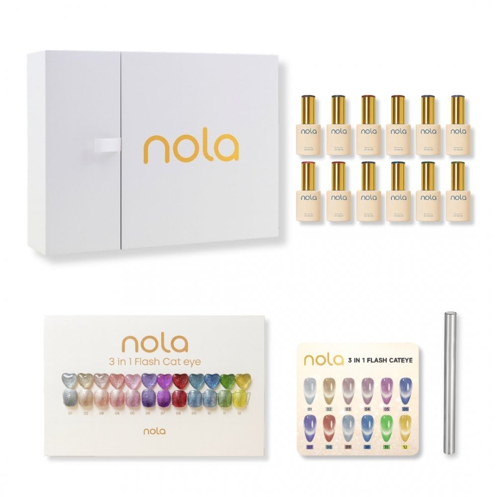 NOLA Gel Polish 3-in-1 Flash Cat Eye – 15ml (HEMA & TPO Free)